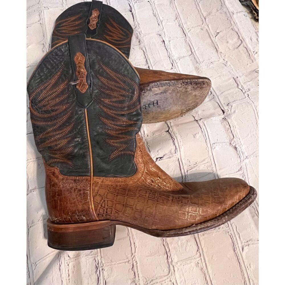 Cody James Size 9D Two Tone Brown Western Boots Cowbo Rodeo Ranch Farm Workwear - Picture 9 of 16